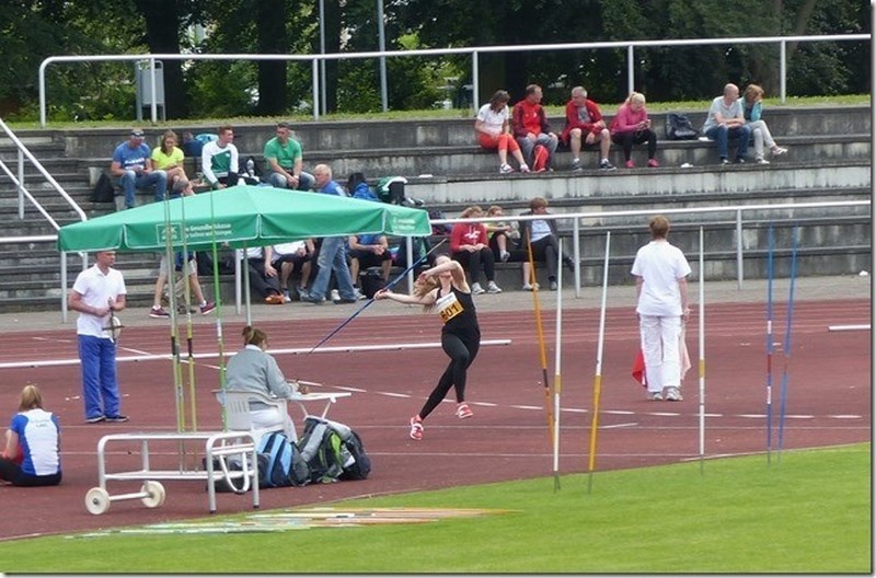 Katharina Mller - Speerwerfen 1.Platz 39,27m