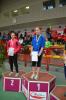 Michelle  gewinnt Gold im Kugelstoen